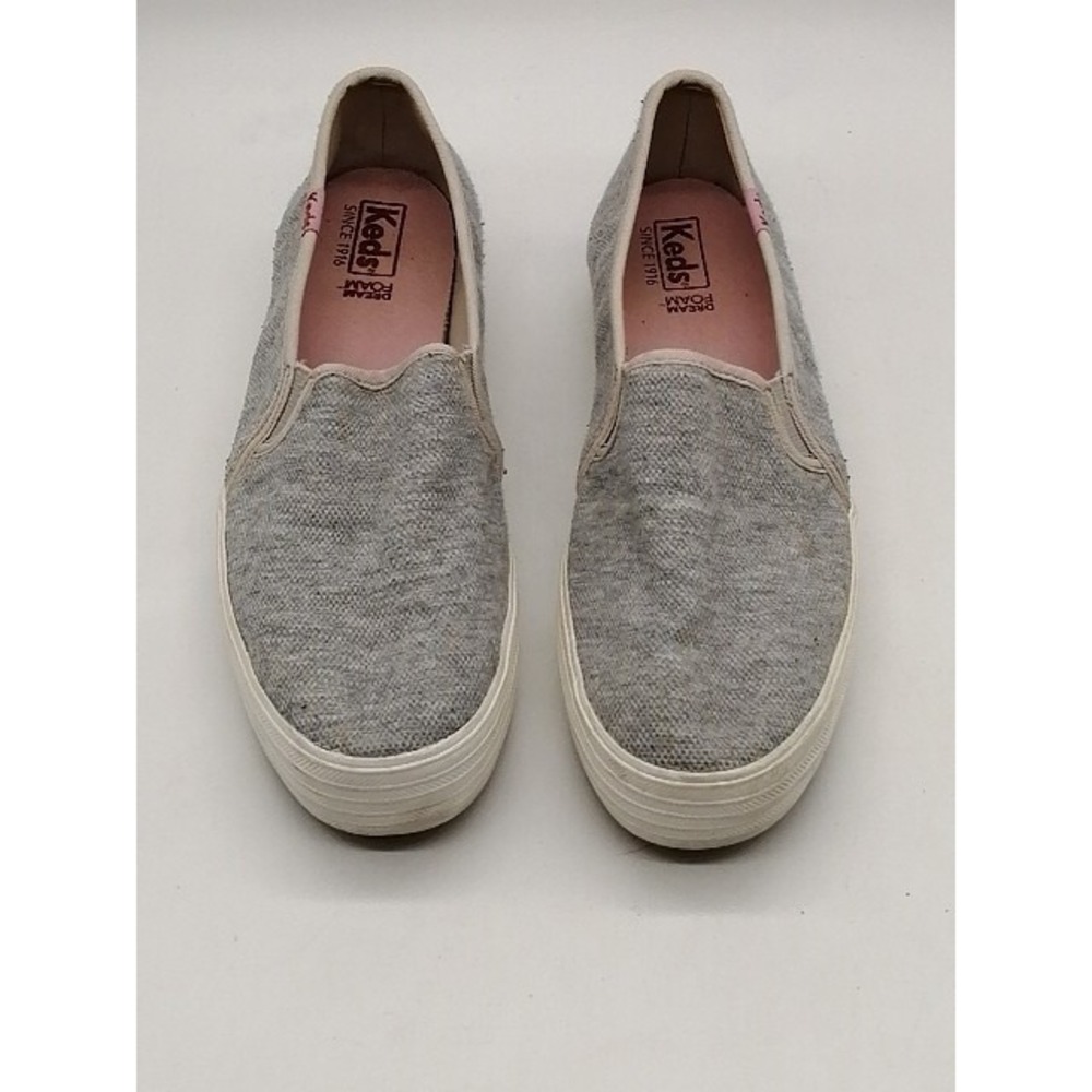 Keds Shoes Sneaker Womens Gray 8.5 Slip On Walking Stretch Dream Foam WF60336